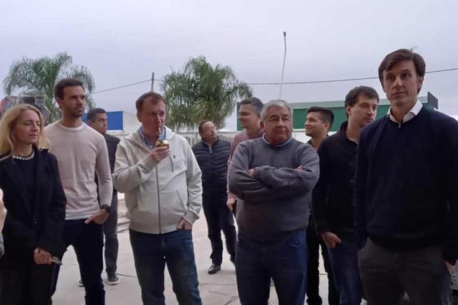 El Ministro de Desarrollo  Economico de CABA visitó el Parque Industrial y Tecnologio en Goya