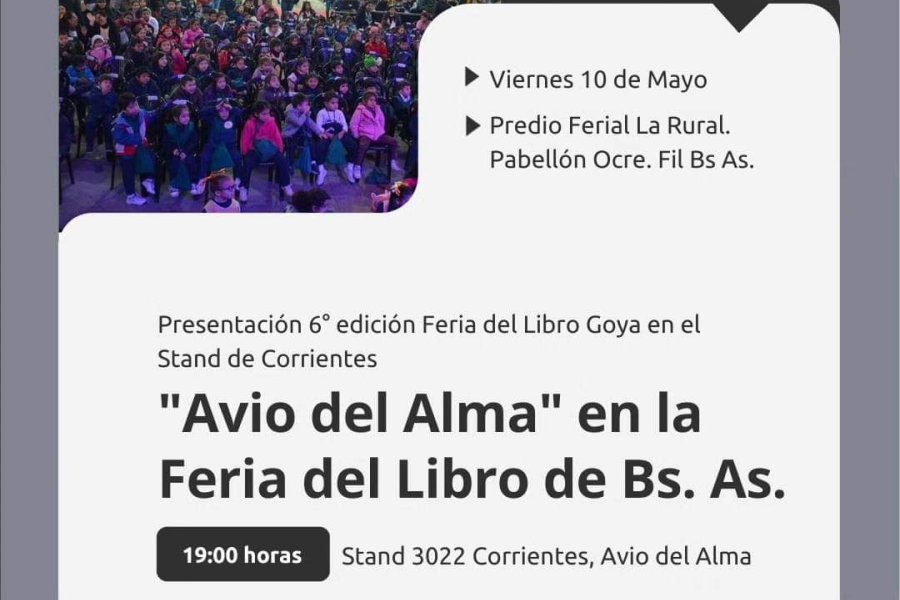 "Avio del Alma" en la Feria del Libro Buenos Aires