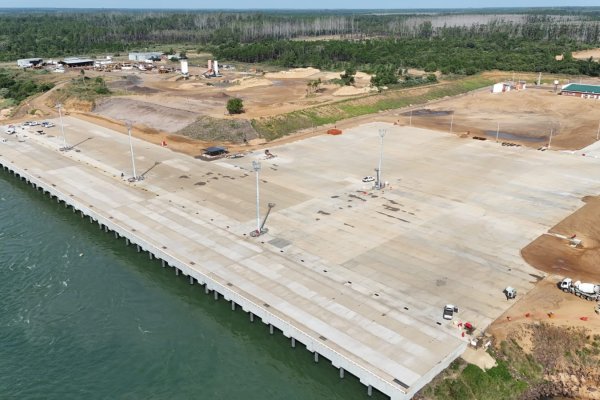 El nuevo Puerto de Ituzaingó avanza con un 95% en su segunda etapa