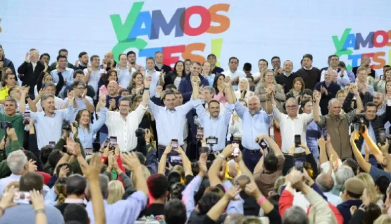Con Valdés como figura, Vamos Corrientes lanza su campaña con un acto masivo en Goya
