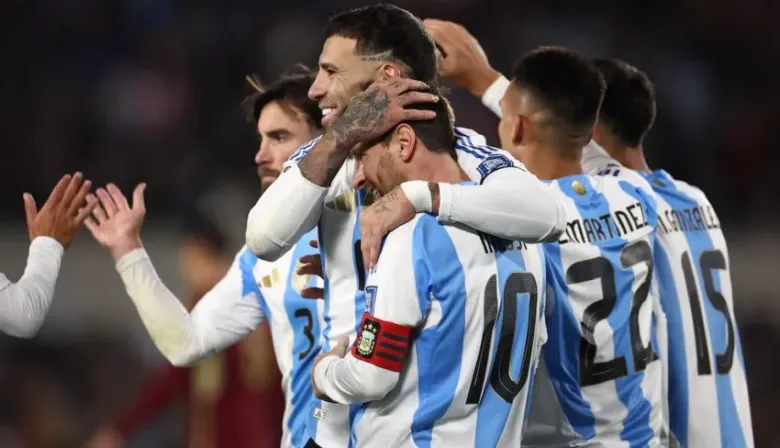 La Selección Argentina le ganó 3 a 0 a Venezuela por las Eliminatorias Sudamericana
