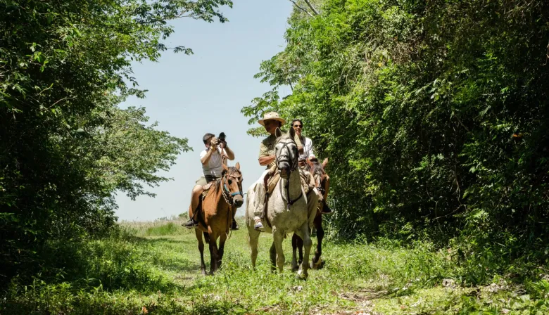 Turismo. Cabalgata en Portal Cambyretá