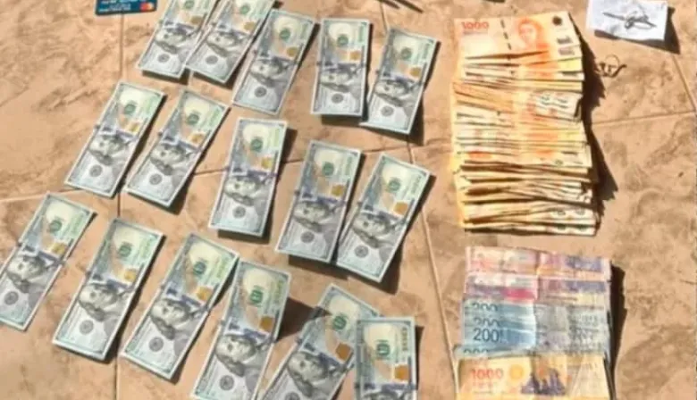 Esquina: Detienen a motociclista armado que portaba dinero en efectivo y no tenía documentación del vehículo
