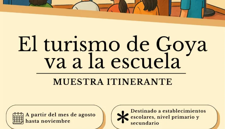 Goya turística: muestra itinerante audiovisual llega a escuelas y colegios