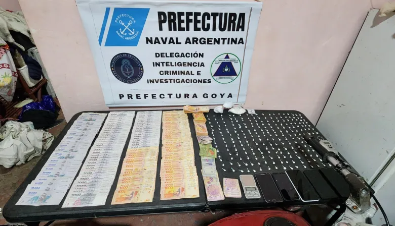 Golpe al narcotráfico: Prefectura realizó allanamientos millonarios en Corrientes