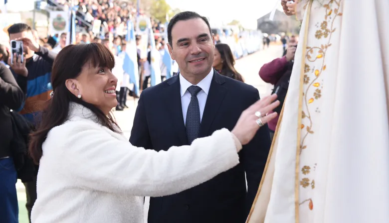 Valdés presidió el acto por el 193° aniversario de Mercedes