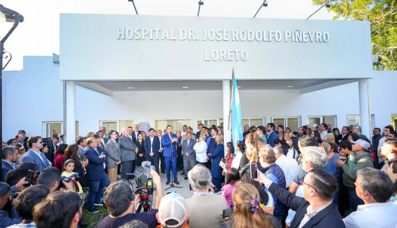 El Gobernador inauguró el nuevo Hospital de Loreto, fortaleciendo la red primaria de salud pública