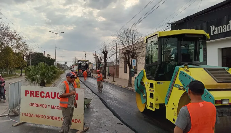Avanza la última etapa de pavimentación en la Avenida Sarmiento: Mejoras viales para Goya