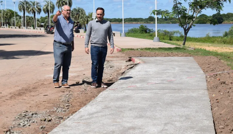 Goya avanza con obras que transforman la ciudad, nueva senda peatonal sector norte