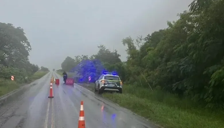 Socavón en la Ruta 12: complica el tránsito cerca de Goya