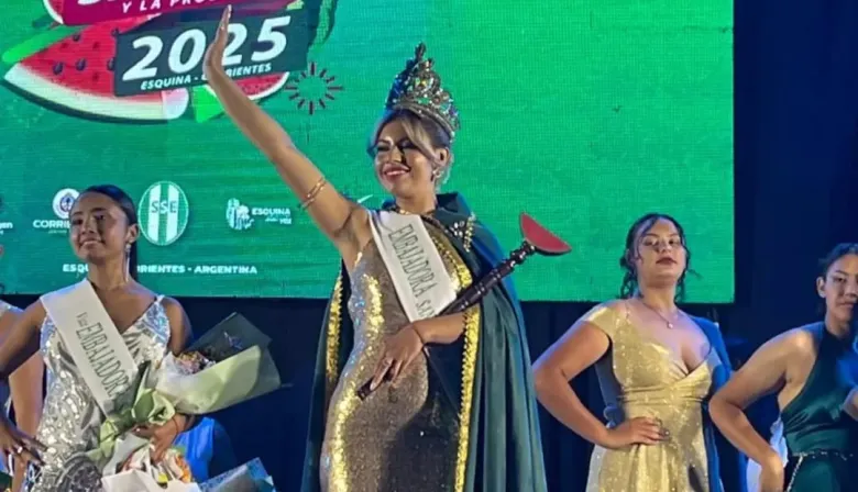 Priscila González Castillo fue elegida embajadora de la 53.ª Fiesta Provincial de la Sandía