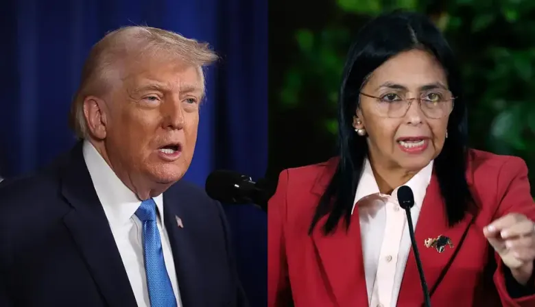 Donald Trump avisó que Delcy Rodríguez “pagará un precio muy alto” si no coopera con la transición en Venezuela