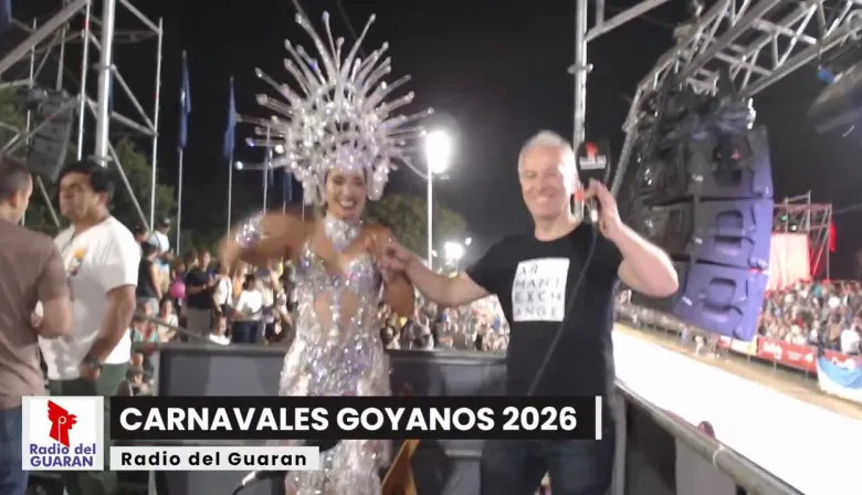 Goya vibró a pleno en la tercera noche de corsos con el acompañamiento de Radio del Guaran