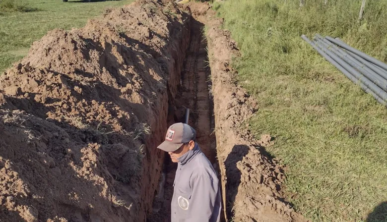 La Municipalidad de Esquina amplía la red de agua potable