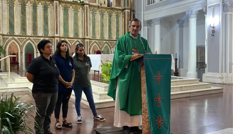 Monseñor Canecín instó a ser "luz y sal" frente a la trata y las adicciones