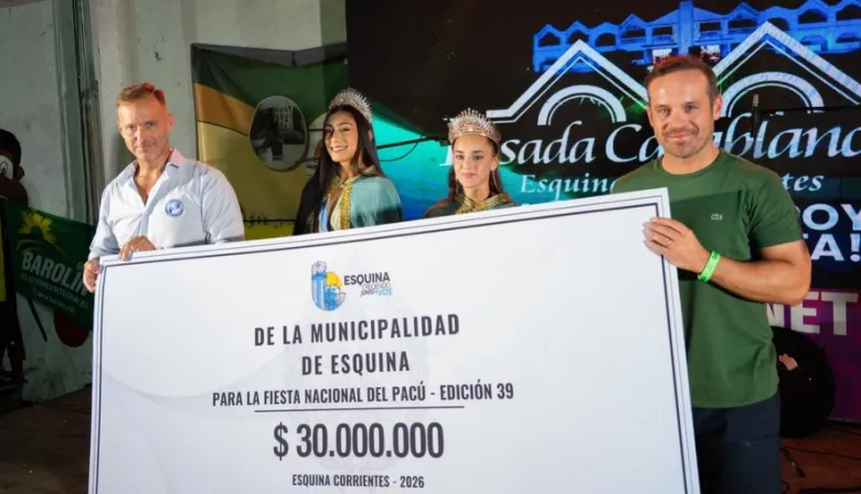 Olivetti reafirmó el apoyo municipal con un aporte de 30 millones para la Fiesta del Pacú