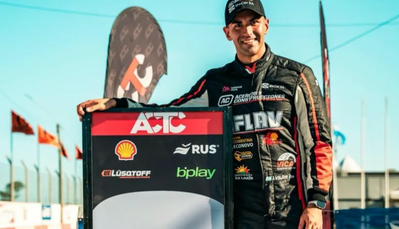 Ignacio "Nacho" Vilas volvió al podio en Concepción del Uruguay y se afirma como líder del TC Pista Mouras