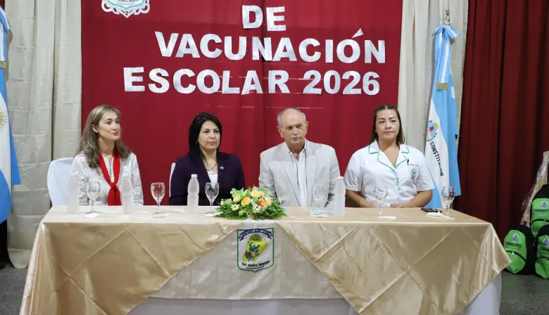 La Provincia presentó la Campaña de Vacunación Escolar 2026