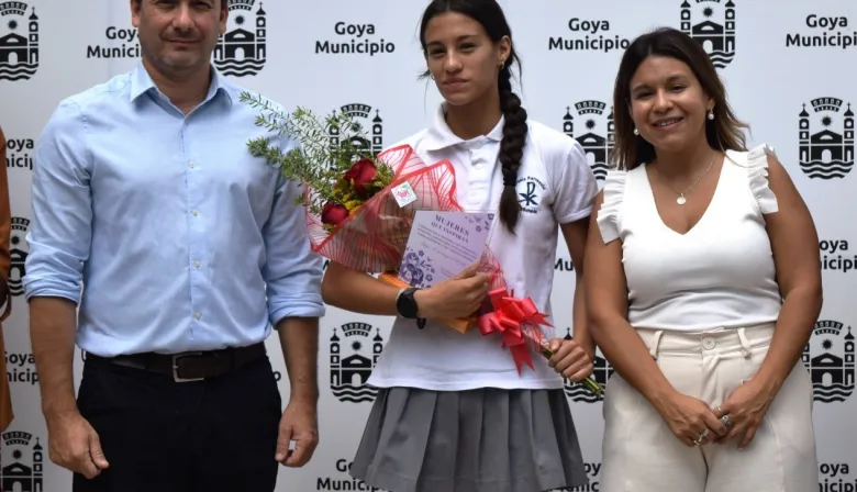En el mes de la mujer, el intendente  Hormaechea encabezó el reconocimiento a mujeres destacadas de Goya