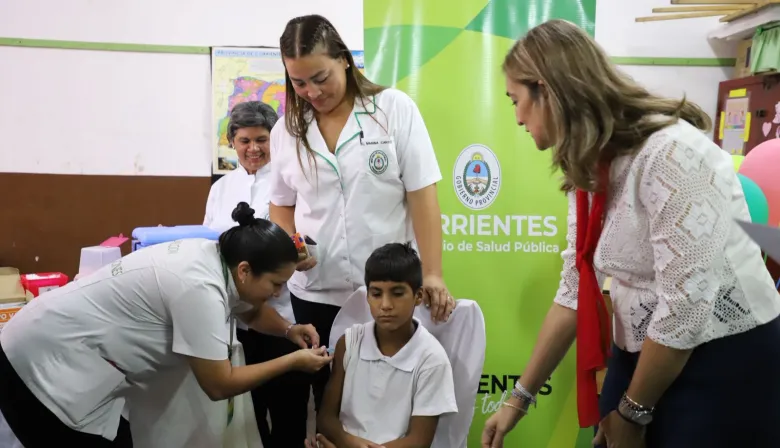 Salud Pública continúa con la Campaña de Vacunación Escolar