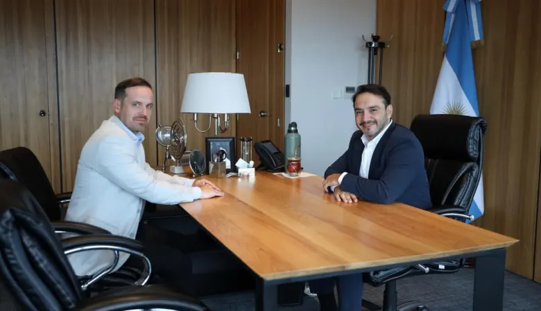 Esquina fortalece gestiones: reunión clave entre Olivetti y Valdés