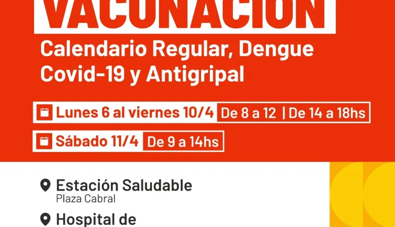 Se recomienda completar el calendario de vacunación y antigripal para grupos de riesgo