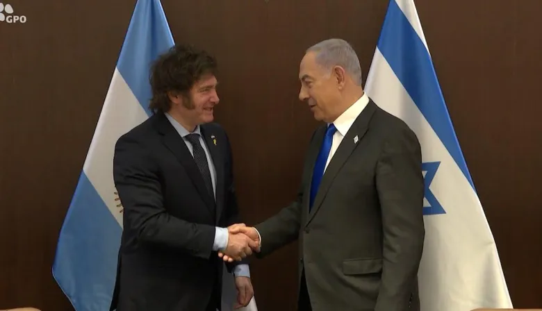 Javier Milei reafirmó su apoyo a Estados Unidos y apuntó contra Irán tras reunirse con Netanyahu
