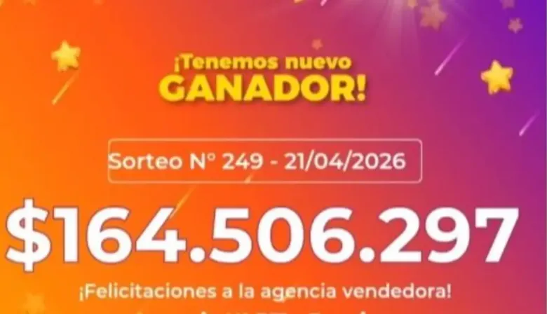 Por la Poceada hay un nuevo millonario en Esquina