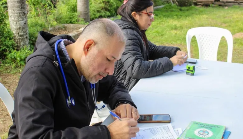 Esquina llevó un operativo integral de salud y acción social a Cruz de los Milagros