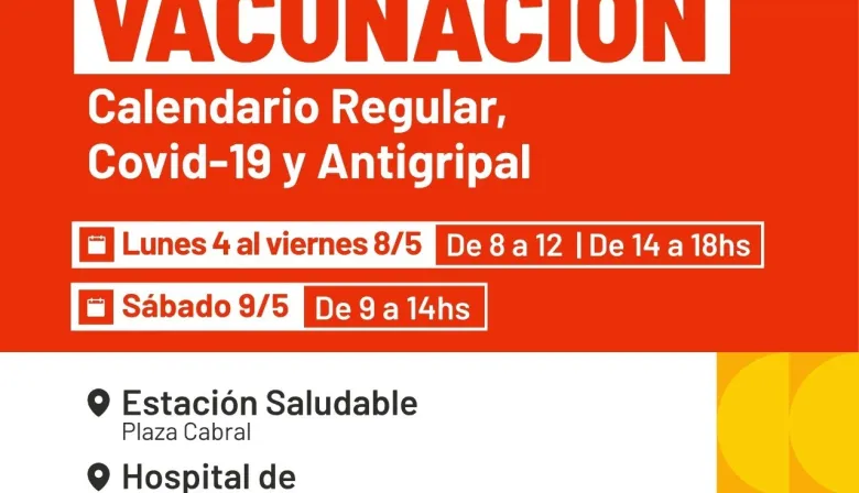 El Gobierno provincial recomienda completar el calendario de vacunación y antigripal para grupos de riesgo