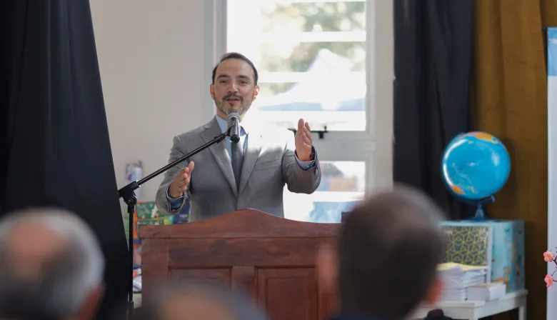 Juan Pablo Valdés celebró el aniversario de Bonpland con obras, viviendas y tecnología para los vecinos
