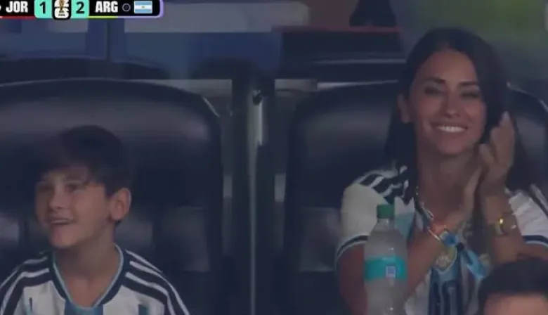 La alocada reacción de Antonela Roccuzzo tras el ingreso de Lionel Messi en el partido ante Jordania por el Mundial 2026