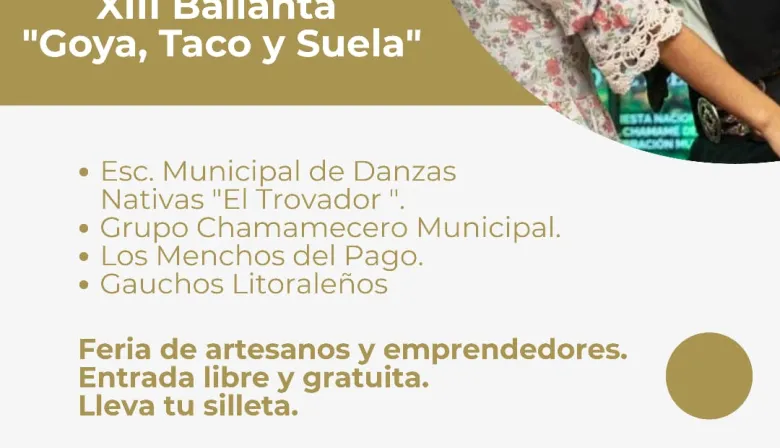 Goya: El barrio San Ramón será sede de una nueva edición de la bailanta "Goya Taco y Suela"