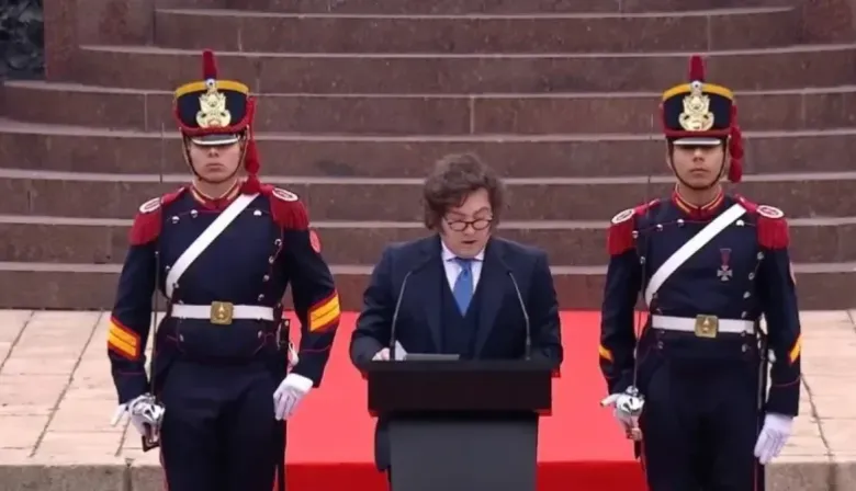 “Hay quienes quieren que vuelva el pasado”: Javier Milei encabezó el acto en homenaje a San Martín con críticas al kirchnerismo