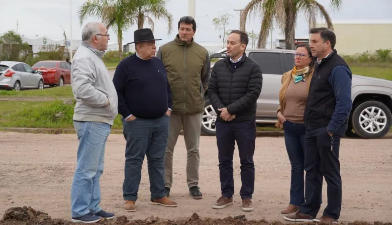 Inician pavimentación de calle de acceso al Parque Industrial de Goya