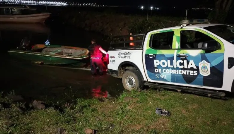Cuatreros preparaban cuatro vacunos para llevarlos en lancha : hubo persecución y disparos en el río Paraná
