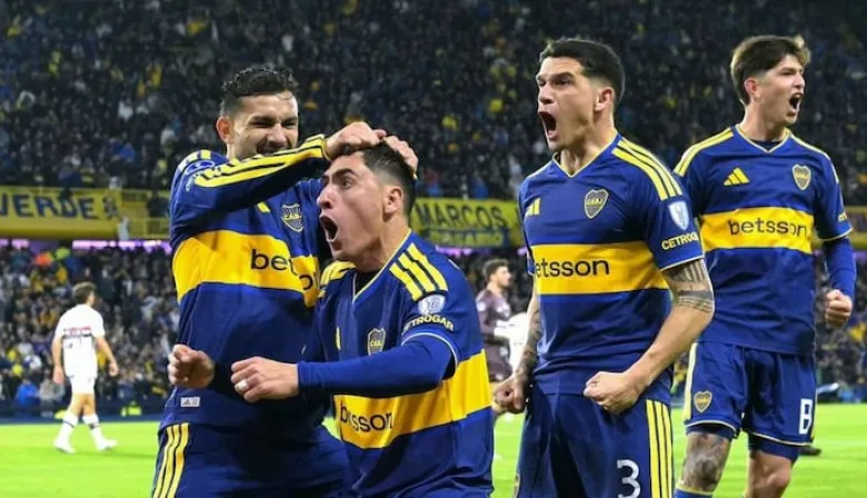 Boca le ganó 1 a 0 a San Pablo en la ida de los cuartos de final de la Copa Sudamericana