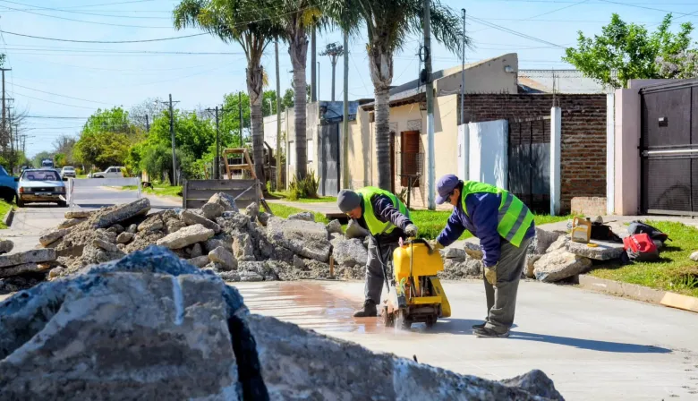 Goya avanza con un plan de bacheo para mejorar las calles de la ciudad