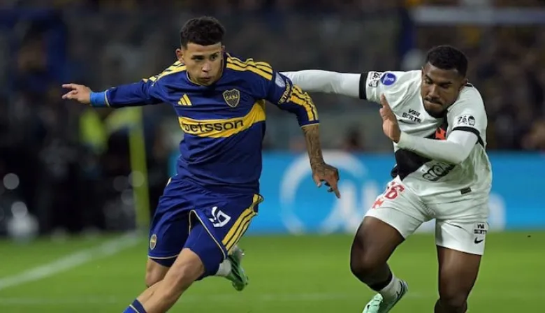 Boca perdió 1 a 0 ante Vasco da Gama en la ida de las semifinales de la Copa Sudamericana
