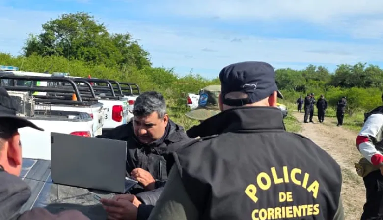 Más de 80 efectivos policiales participan del operativo para encontrar a la docente desaparecida en Esquina