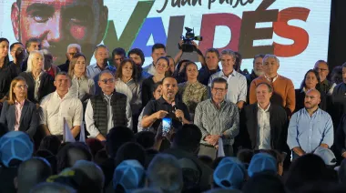 Juan Pablo Valdés encabezó actos de Vamos Corrientes en Itatí y San Cosme