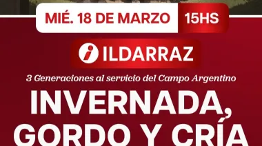 Ildarraz, Gran Remate Feria Federal 18 marzo 2026