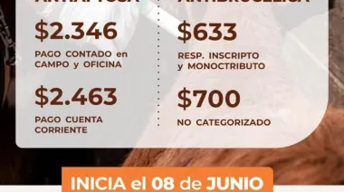 FUCOSA: Segunda Campaña 2026 Vacunacion Antiaftosa