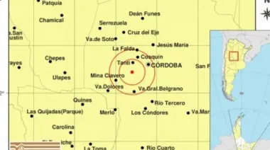 Sismo de magnitud 4.0 se percibió en Córdoba durante la madrugada de este miércoles