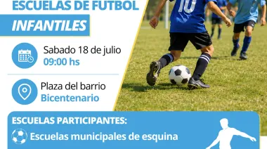 Esquina será sede del Segundo Encuentro Municipal de Escuelas de Fútbol Infantil