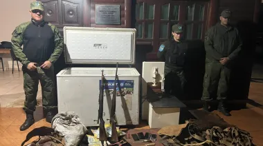 Siete allanamientos contra el abigeato: secuestran armas, celulares, carne y dejan al descubierto una presunta banda de cuatreros