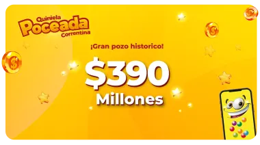 La Quiniela Poceada Correntina sigue haciendo historia: este martes pone en juego $390 millones