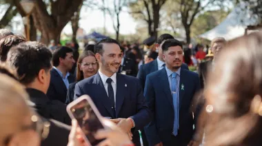 Juan Pablo Valdés saludó a Mantilla por sus 97 años y anunció nuevas obras para la comunidad