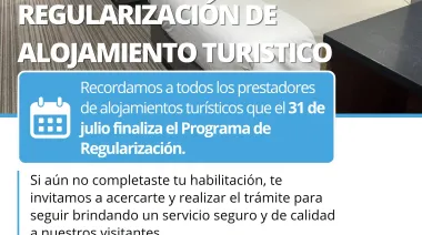 Últimos días para regularizar alojamientos turísticos en Esquina: el plazo vence este 31 de julio