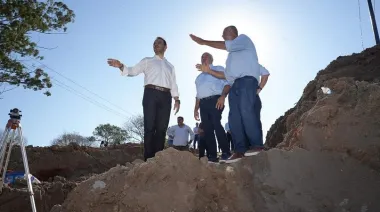 Avanzan las obras de canalización del arroyo Pirayuí para reducir el riesgo de inundaciones en Capital